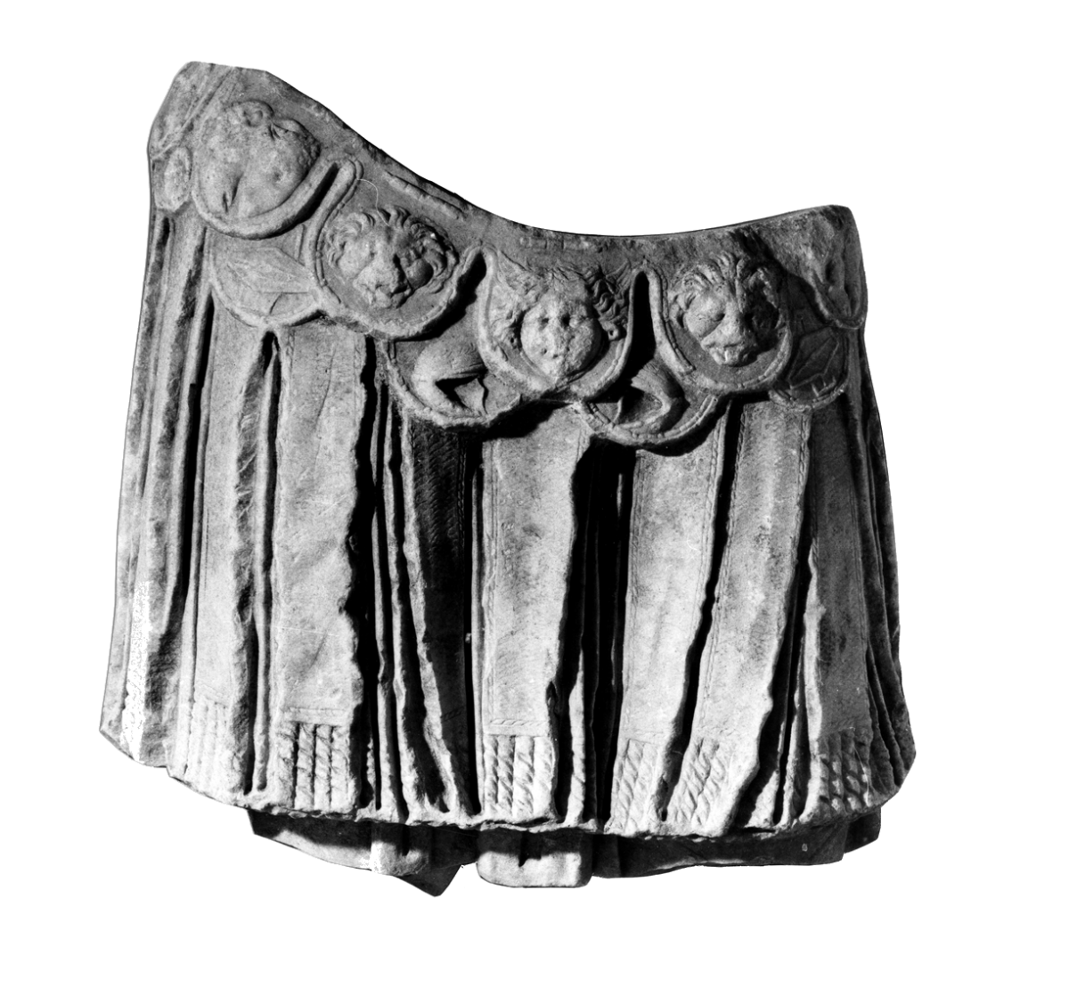 Fragments statue impériale cuirassée - 1965